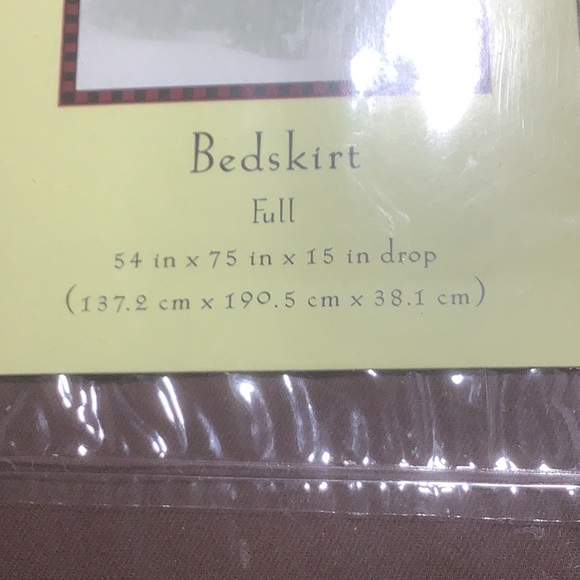 Woolrich Home Full Dark Brown Bedskirt - Picture 3 of 3